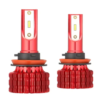 

H11 Led Car Headlight H1 H4 H7 9005 9006 D11 Car Super Bright CSP Headlight White Light 40W 6000ML Positive White Light