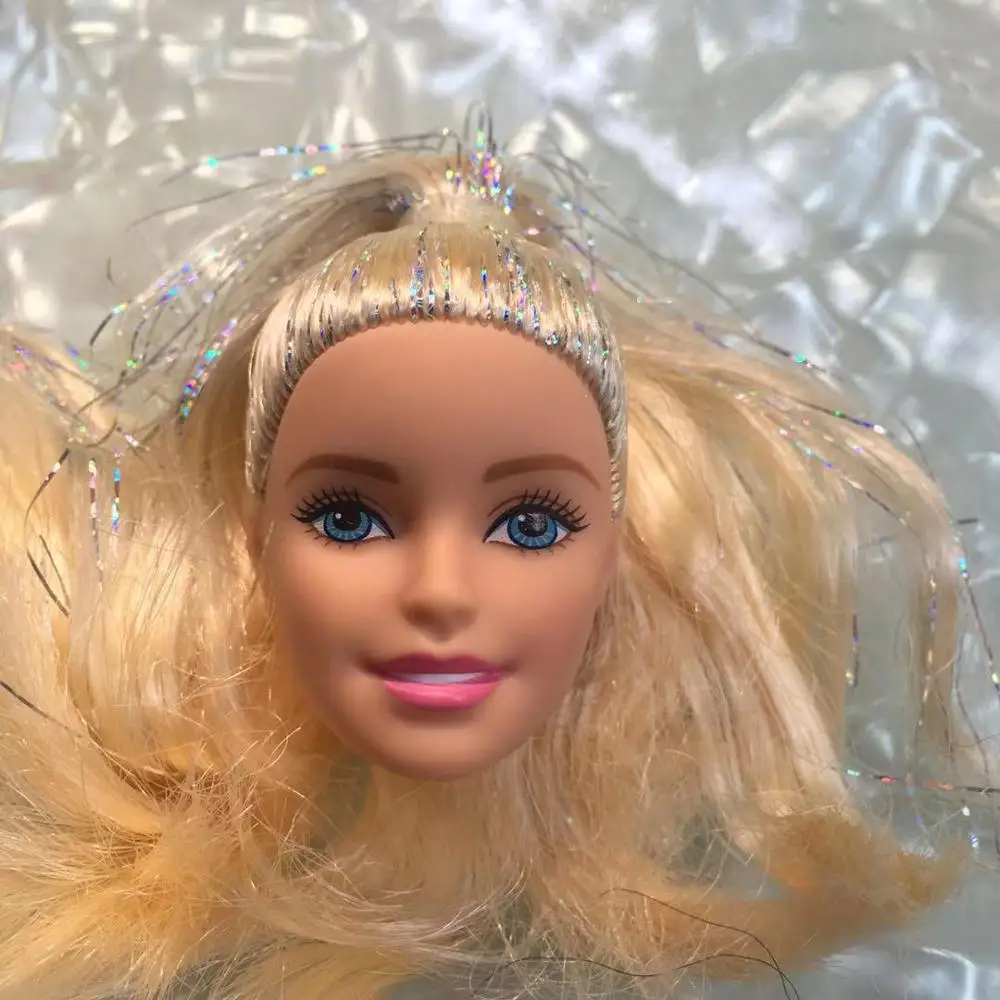 Кукла игрушка голова редкая коллекция принцесса кукла голова девочка туалетный DIY части игрушки Дети День рождения Рождественские подарки сувениры - Цвет: as pics