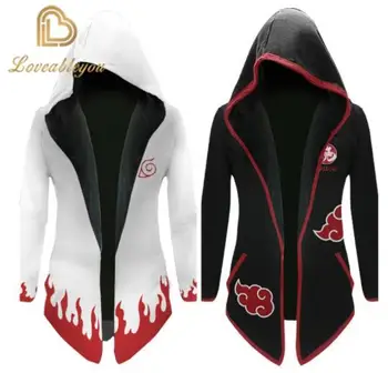 

Anime NARUTO Akatsuki Cosplay Costumes Uchiha Itachi Trench Casual Cloak Hooded Thicken Cardigan Sweatshirt Hoodies Jackets