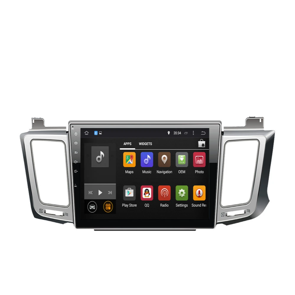 Автомагнитола на Android 10 0 с GPS-навигацией стерео аудио для Toyota RAV4 2013-2015
