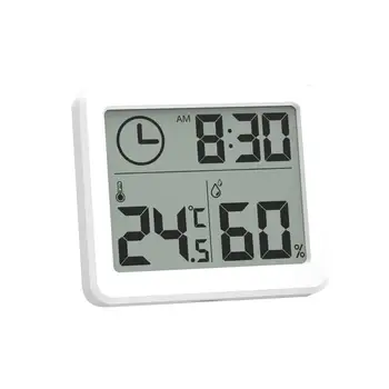 

Thermometer Hygrometer ElectronicTemperature and Humidity Monitor Clock