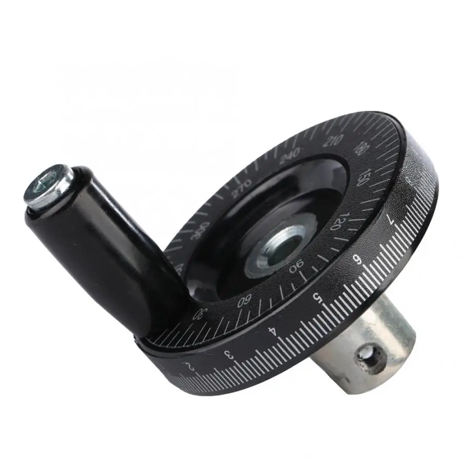 1Pcs 8x63mm Solid Round Bakelite Scale Milling Handle Handwheel CNC Lathe Grinder Machinery Accessaries Hand Wheel