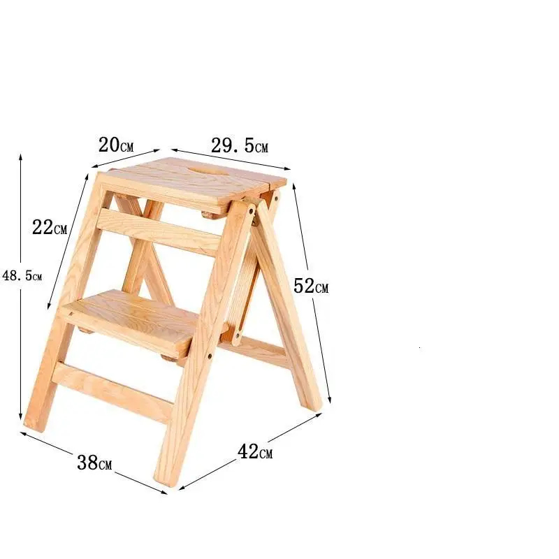 Пуфик маленький табурет Banco Escalera Ванная комната для пожилых Marches Кухня дерево Escabeau стремянка Merdiven Escaleta Лестница Стул - Цвет: Version K