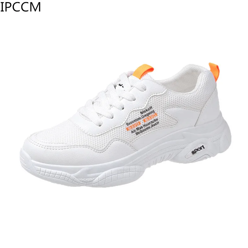 

2019 Spring And Summer New Style High Quality Breathable Sports Wild Korean Youth Trend Thick-soled Women's Small White Shoes