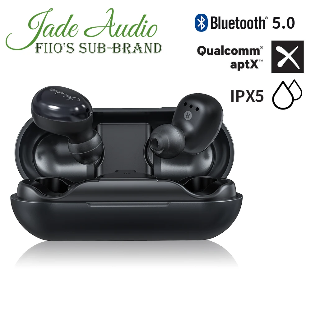 Online Auriculares inalámbricos deportivos JadeAudio (FiiO) EW1 TWS IPX5 Bluetooth aptX V5.0 con soporte aptX AAC (llamadas claras Control táctil)
