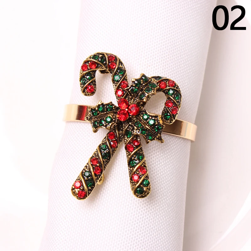 Christmas Metal Napkin Rings 5