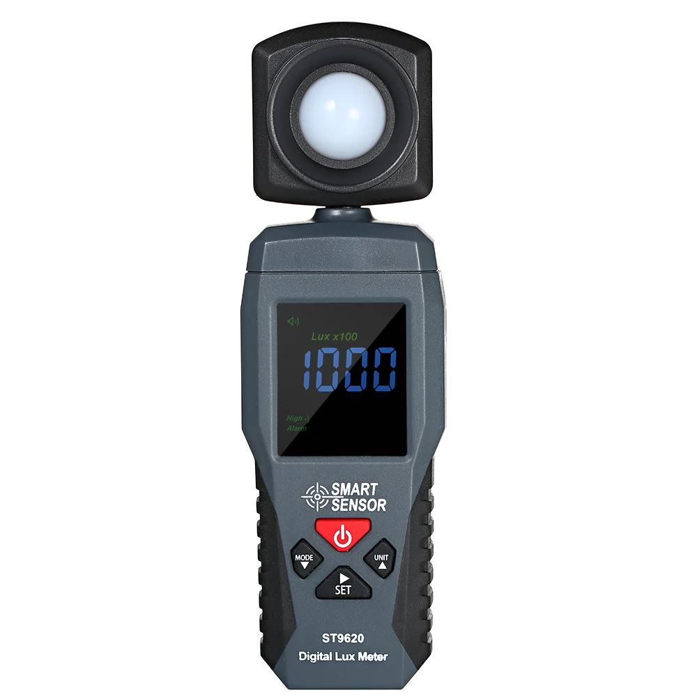 

1-200000 Lux Luxmeter Automatic Manual Range Convertible Light Meter Luxometer Mini Luminometer Illuminometer LCD Photometer