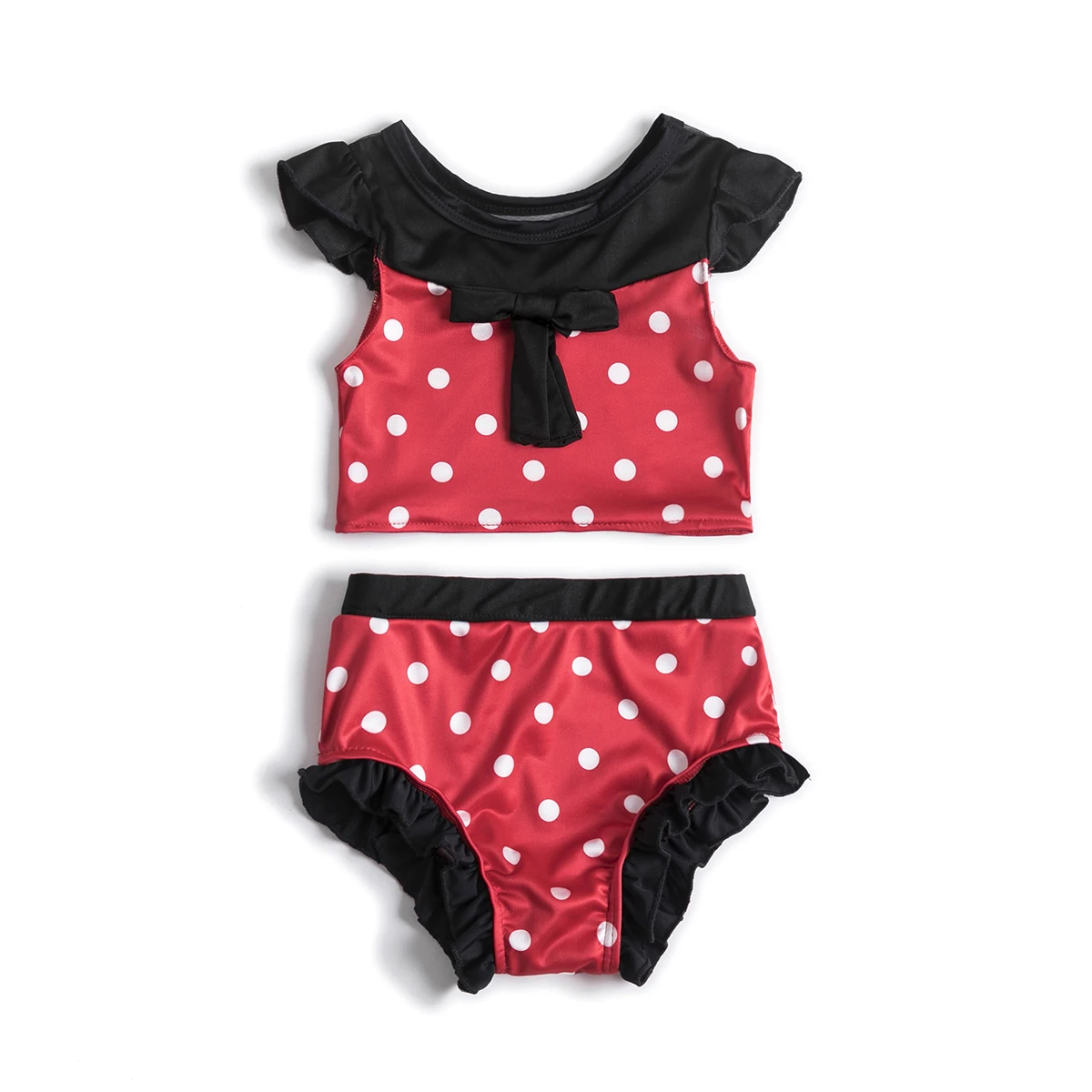 plus size matching family outfits Kids Baby Girls Swimsuits 2021 Summer Ruffle Bikini Children Swimwear Cake Printed Backless Girls Beachwear moana sofia ariel aunt and nephew matching outfits Family Matching Outfits