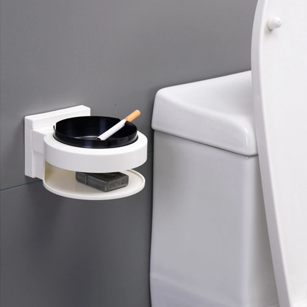 Туалет Bethroom из нержавеющей стали настенный держатель для сигарет Пепельница