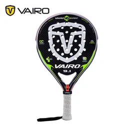 Vairo Padel Racket Porfessional Series Palas 3 Layer Carbon Fiber board Paddle Racket EVA Face Tennis Racket Beach Racket
