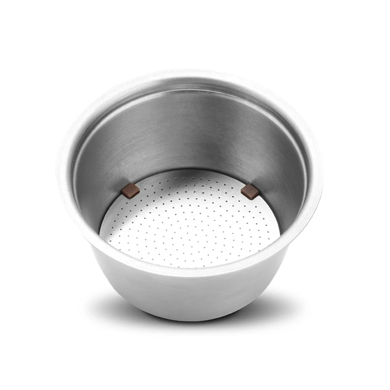 

1 Piece Coffee Capsule Pod Cup Tamper Coffee Filter Stainless Steel Reusable For Dolce Coffee Filters