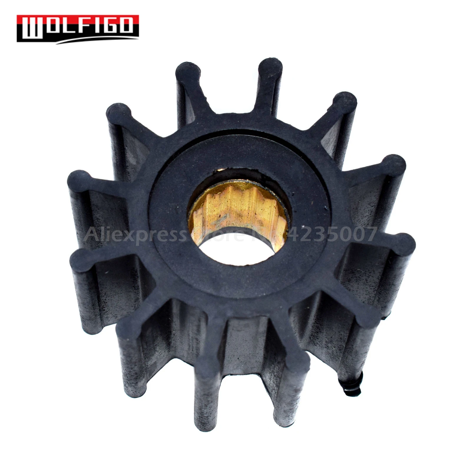 Лопастное колесо водяного насоса WOLFIGO для двигателя Volvo Penta 825940 860203 3855546 3858256 3862281
