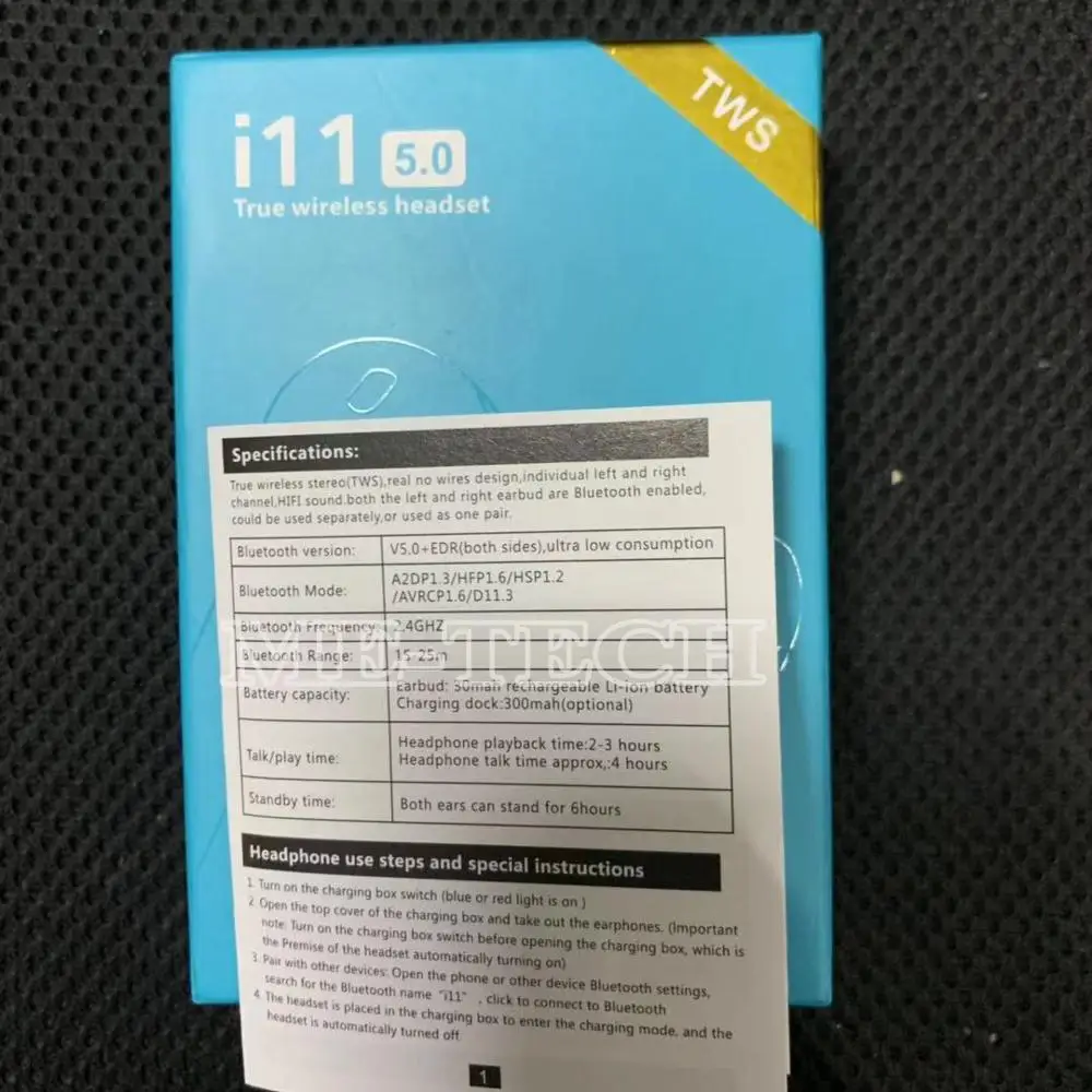 Bluetooth наушники i11 TWS с сенсорным управлением 50 шт.|Наушники и гарнитуры| |