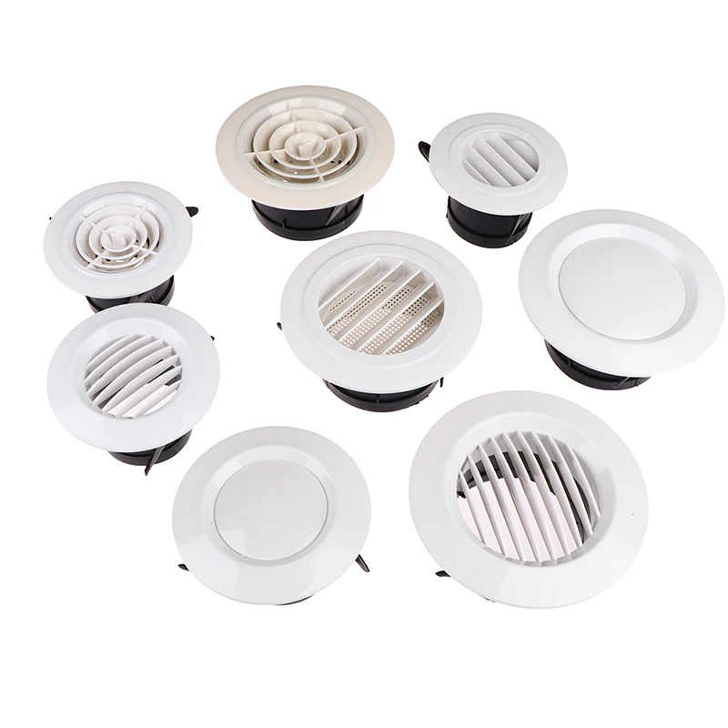 1PCAdjustableAirVentilationCoverRoundDuctingCeilingWallHole