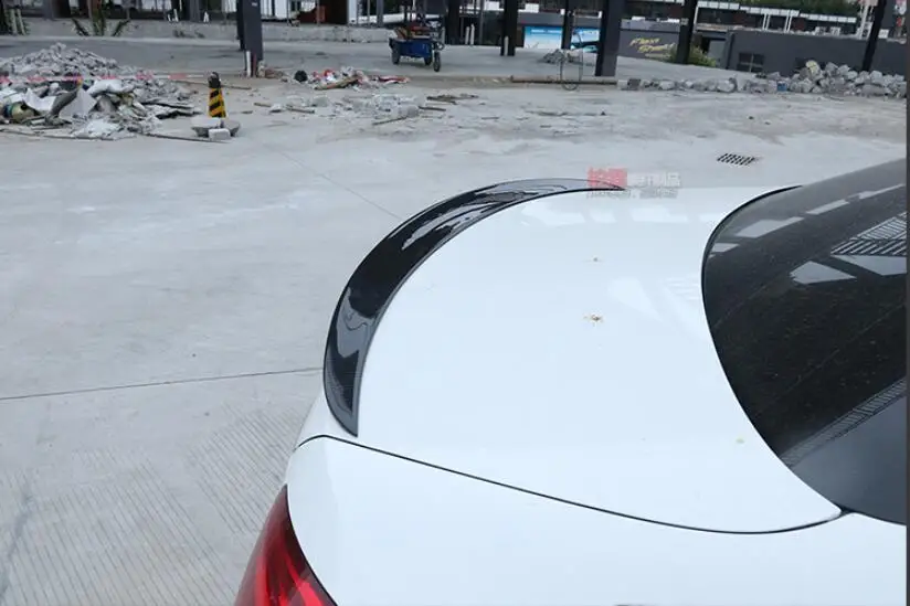 Углеродное волокно заднее крыло багажника выступ Спойлеры подходит для Mercedes Benz E Class W213 E63 AMG