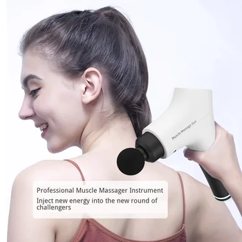

Muscle Massage Gun Fitness Muscle Relax Electric Massage Tool Deep Vibration Relieve Fatigue Antistress Relief Pain Health Care