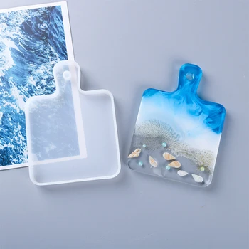 

Diy Crystal Epoxy Silicone Mold Grote Vierkante Fruit Handvat Lade Silicone Tray Mallen Coaster Handgemaakte Hars Tafel Decorati