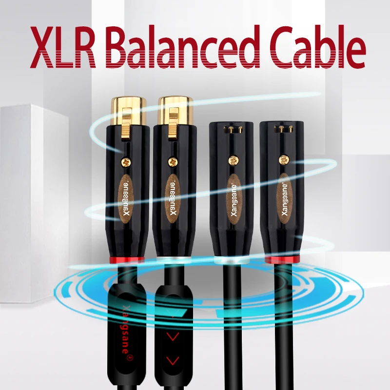 Xangsane SP 5008Cu fever XLR монокристаллическая медь HiFi аудио баланс линия RCA кабель|Кабели