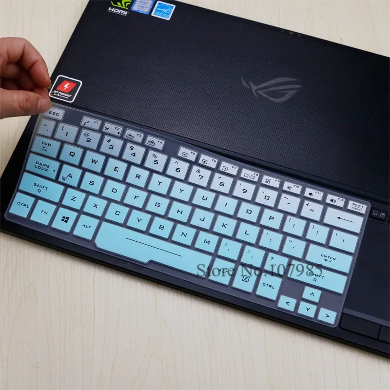 Силиконовый чехол для клавиатуры ноутбука ASUS ROG ZEPHYRUS S GX701 GX701GS GX701GWR GX701GXR GX701G GX701GX