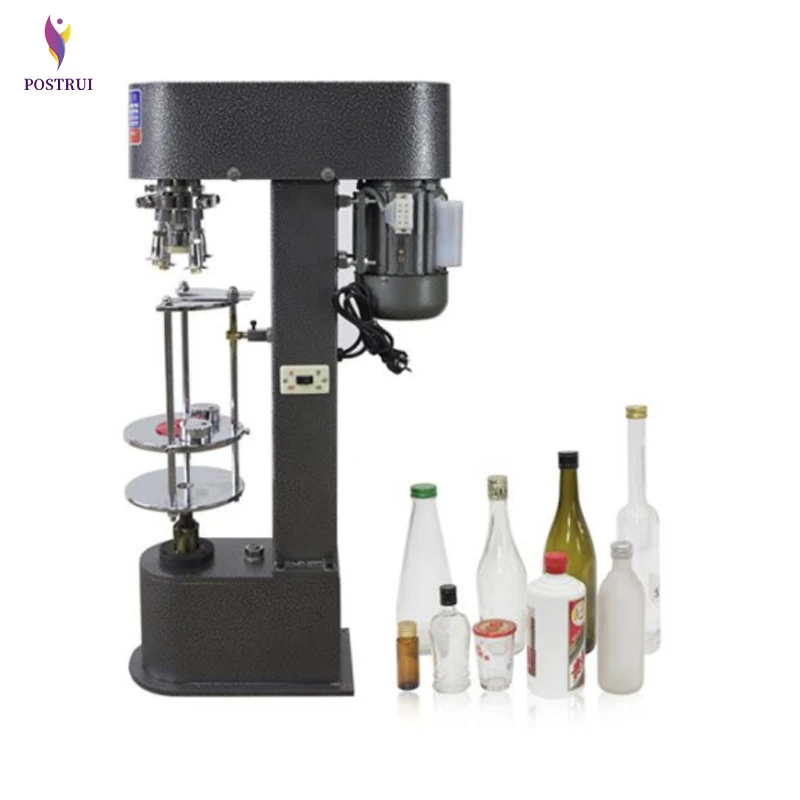 

Multi-function Bottle Cap Lock Machine SK-40 Single Head Automatic Capper Metal Aluminum Cover Lock Mouth 220V 1PC