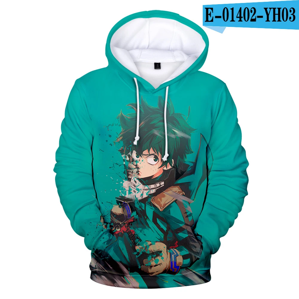 Boku No/My Hero academic Midoriya Izuku Deku/Мужская/Женская толстовка для косплея толстовки Детская