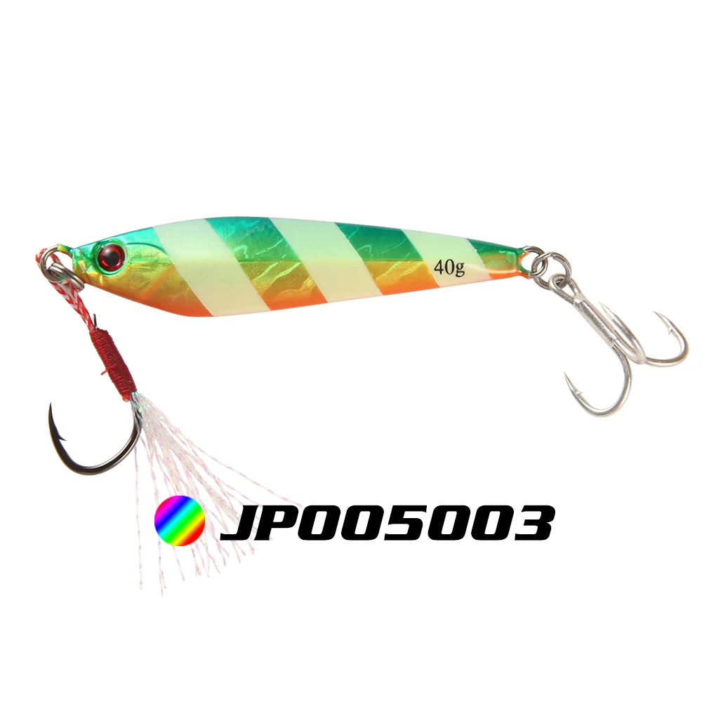 JP005003 FSTK 40 г/70 мм металлическая джиговая блесна для джигинга, приманка для ловли рыбы, морской бас, приманка для ловли рыбы, искусственная приманка, медленный джиг - Цвет: JP005003