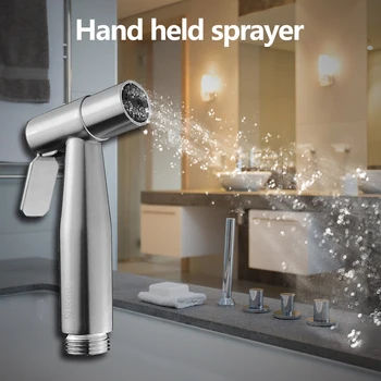 

Hand-held Bathroom Washbasin Sprayer Diaper Nozzle Sprinkler Toilet Bidet