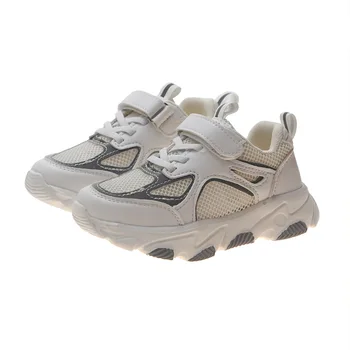 

Fashion Children's Air Mesh Sneakers Spring And Summer New Girls Breathable Classic Net Fabric Sports Shoes For Boys Kids Flats