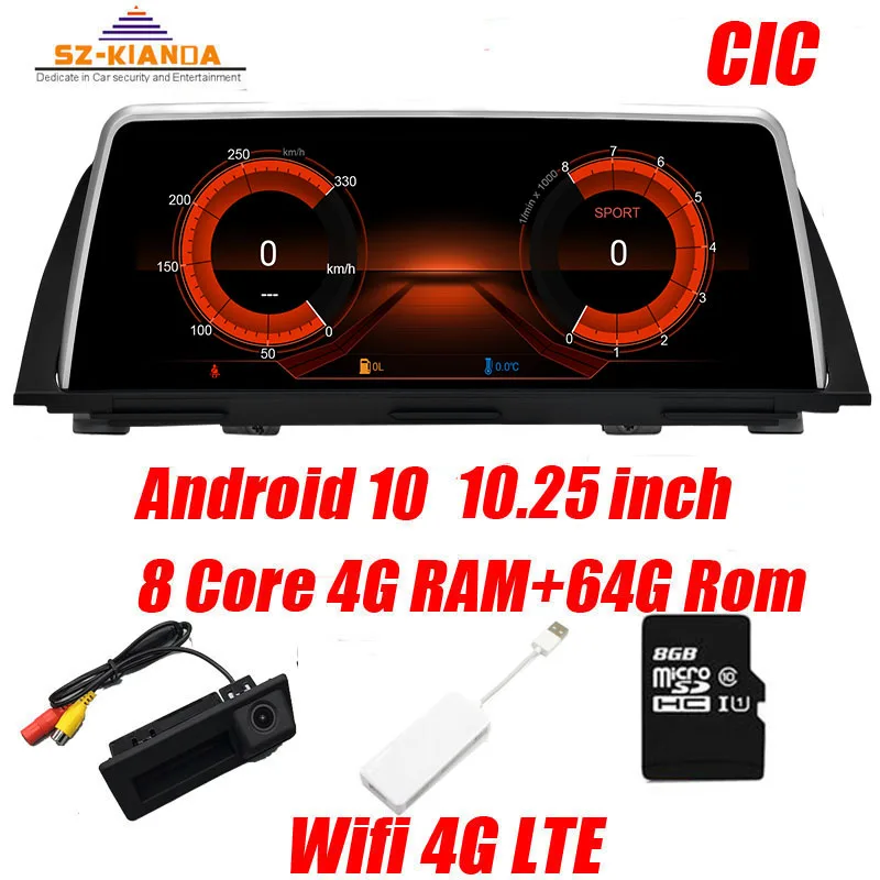 Автомобильный dvd-плеер с восьмиядерным процессором Android 10 GPS-навигацией 4G Wi-Fi Idrive