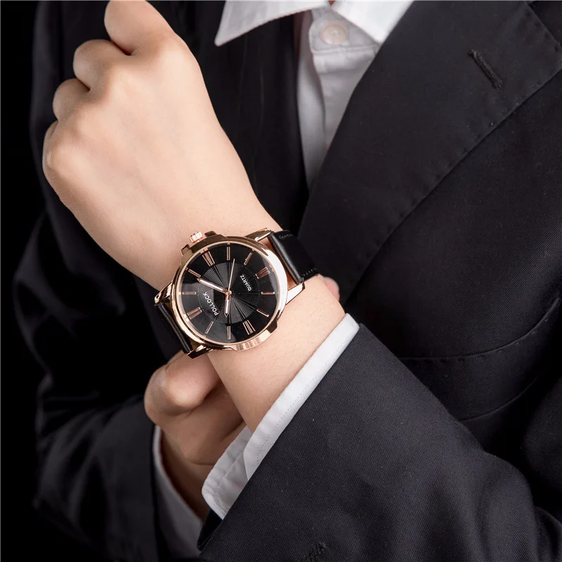 

New Style MEN'S Watch Simple Korean-style Large Dial Business-Style Students Watch Man's And WOMAN'S Watch Wholesale