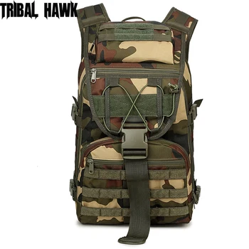 

40L Camping Backpack Military Men Outdoor Travel Bag Tactical Army Molle Climbing Rucksack Hiking Fishing Bag Trekking Camo Pack