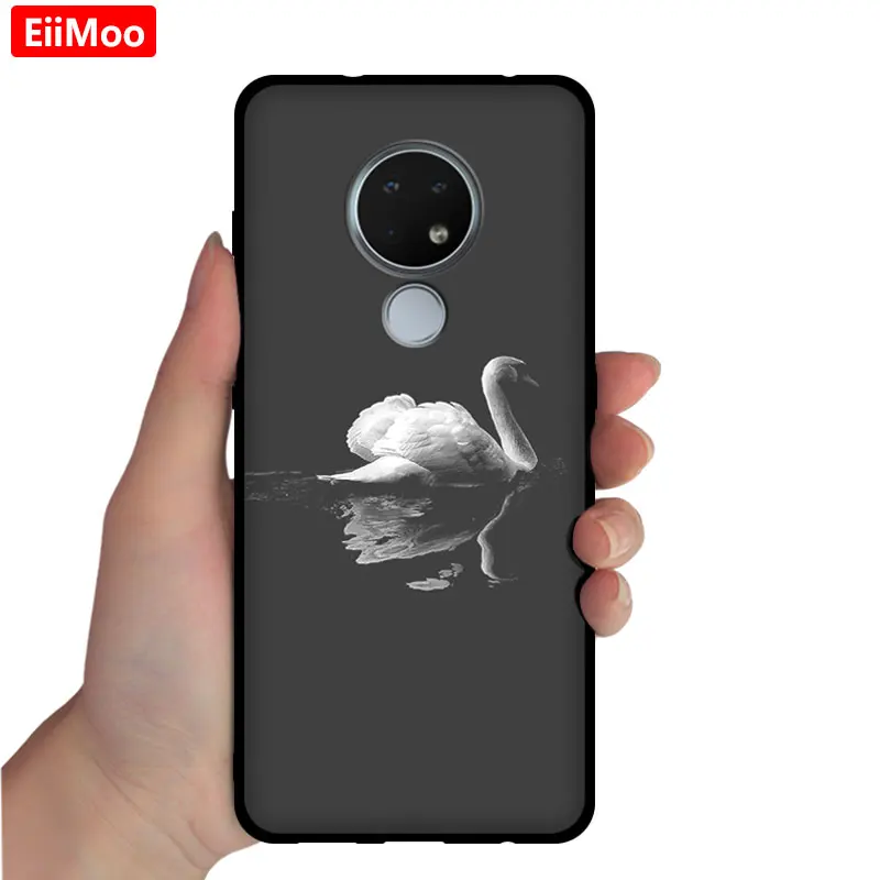 21 EiiMoo силиконовый чехол для телефона Nokia 6,2 чехол для Nokia 7,2 мультфильм милый с принтом, мягкий из ТПУ задняя крышка для Nokia6.2 Nokia7.2 - Цвет: 21
