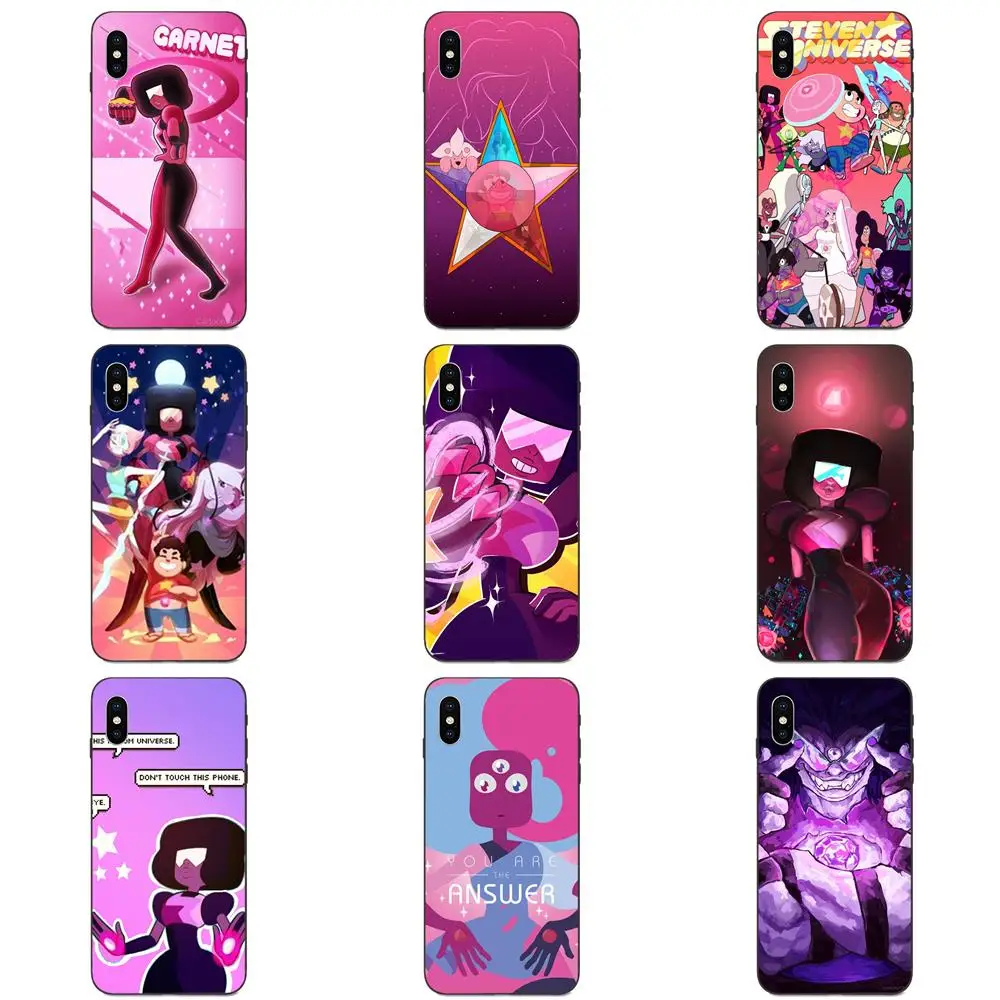 Забавный мультяшный гранат Steven Universe для Galaxy A8 A9 Star Note 4 8 9 10 S3 S4 S5 S6 S7 S8 S9 S10 Edge Lite Plus Pro