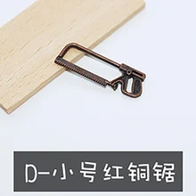  1/12 Doll House Miniature Alloy Saw Simulation Tool Model Toys for Mini Decoration Dollhouse Accessories 