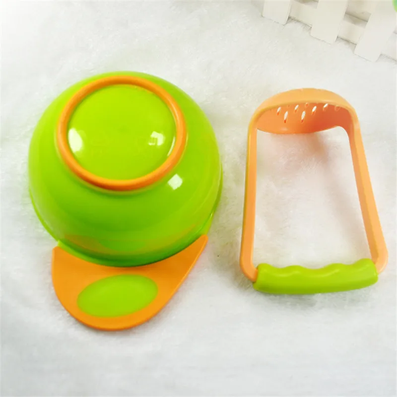 Детская миска для измельчения фруктов/овощей ручной работы, миска для измельчения детского питания, шлифовальная чаша для детей