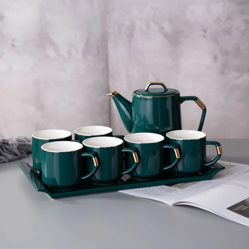 

Luxury Noble Design Mosaic Coffee Mugs Nordic Ins Hot Gold Painting Ceramic Water Cups 350ml