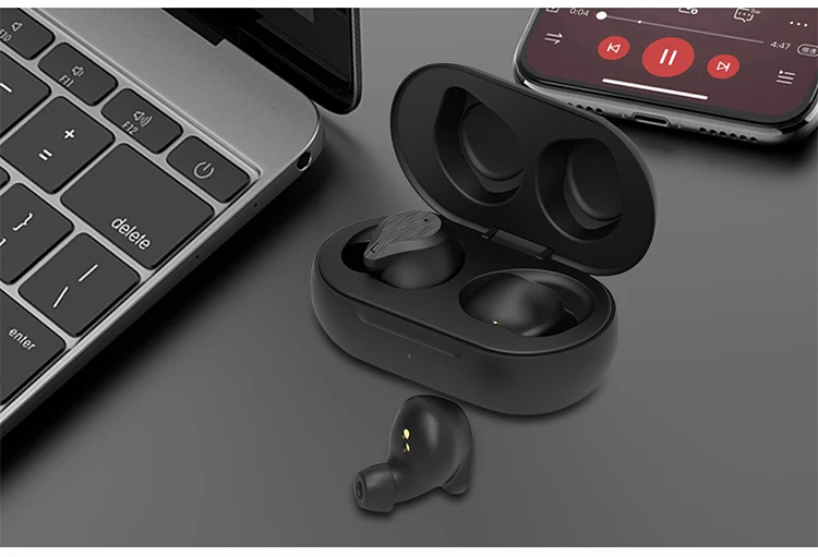 TS40 беспроводные Bluetooth наушники-вкладыши портативные бинауральные 5,0 Высокое качество тон Спорт Водонепроницаемая гарнитура с зарядным устройством
