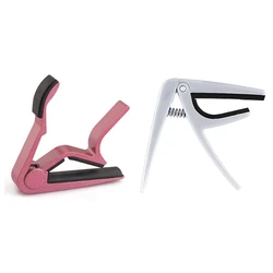 1 Pcs Quick Change Key Capo Clamp For Acoustic Electric Guitar & 1 Pcs Quick Change Trigger Capo Key Clamp Ukulele