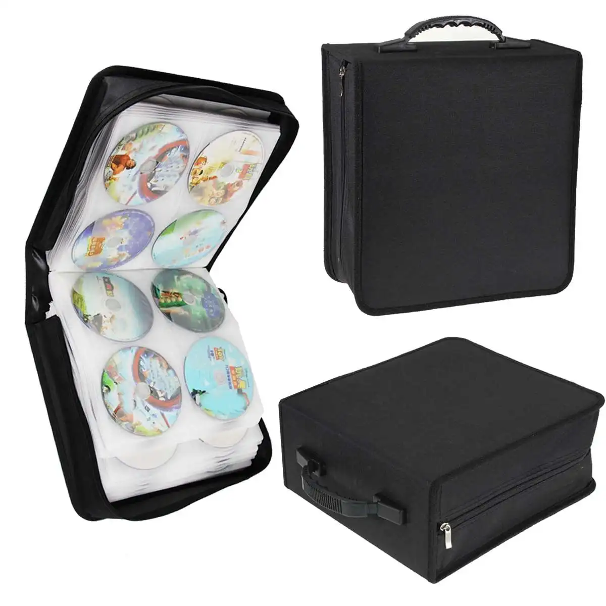 Чехол для хранения KINCO 320 шт. переносной Жесткий CD DVD Dics с универсальными рукавами