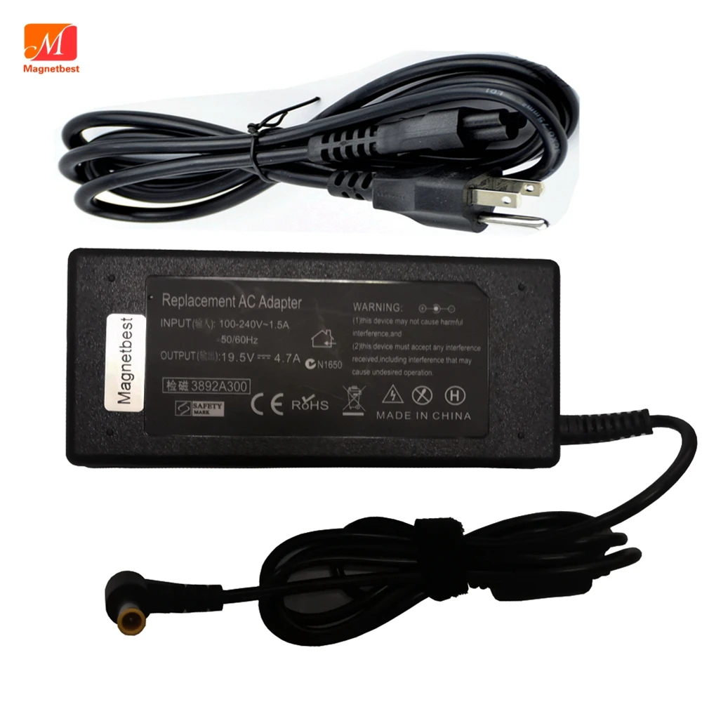 19.5V 4.7A AC Adapter Charger For Sony KLV32EX330 KDL32R500C KDL