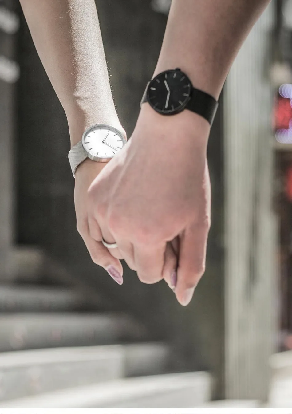 Xiaomi TwentySeventeen Stainless Quartz Couple Wristwatch Men Women Watch Waterproof Steel Strap Bracelet 3ATM Gift For Lover (16)