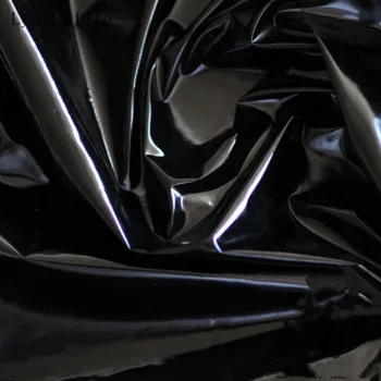 

100x150cm 20D Ultra-thin Nylon Bright Black Sewing Fabric Bright PU Waterproof Black Cloth Fabric Home Textiles