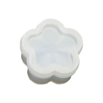 

Hexagon Storage Box Epoxy Mould Crystal UV Mirror Handmade DIY Table Desktop Decoration Making Plum Square Round Silicone Mold