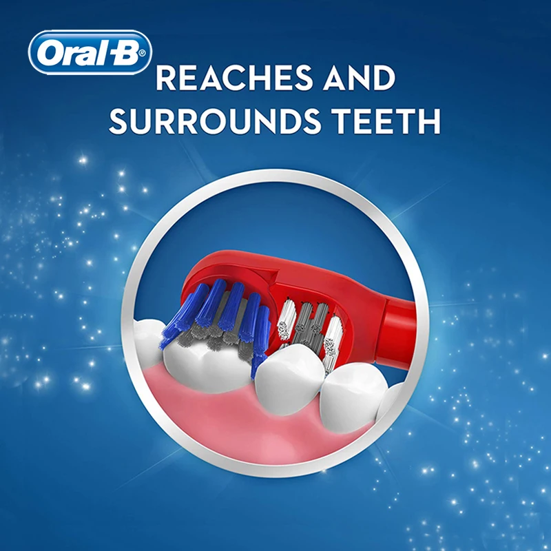 Oral B Electric Toothbrush For Children Gum Care Oral Clean Rotary Vibration Soft Bristle Battery Powered Electric Toothbrush