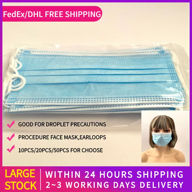 

MW Anti-virus Respirator Disposable Face Masks For Hair Stylist/ Hair Salon Use 2~3 Days Delivery Fast Free Shipping