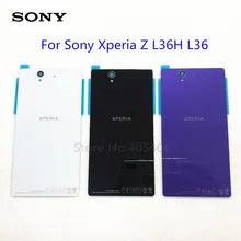 Стекло батарейный Корпус задняя крышка для sony Xperia Z L36 LT36 L36H C6902 C6606 C6603 C6602 Замена задней двери чехол