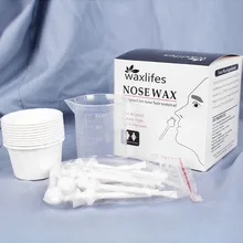 Воск для носа мягкий и не раздражающий портативный продукт для удаления волос комплект воска для удаления волос в носу