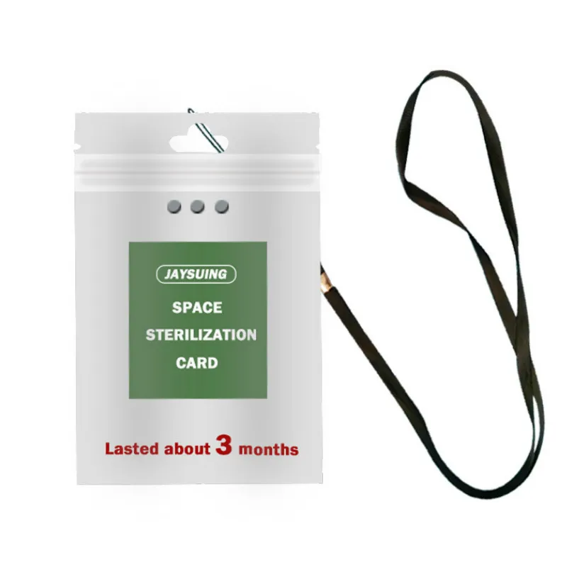 

2Pcs Air Sterilization Card Disinfection Card Antibacterial Protection Card Portable Disinfection Card Air Purification Card