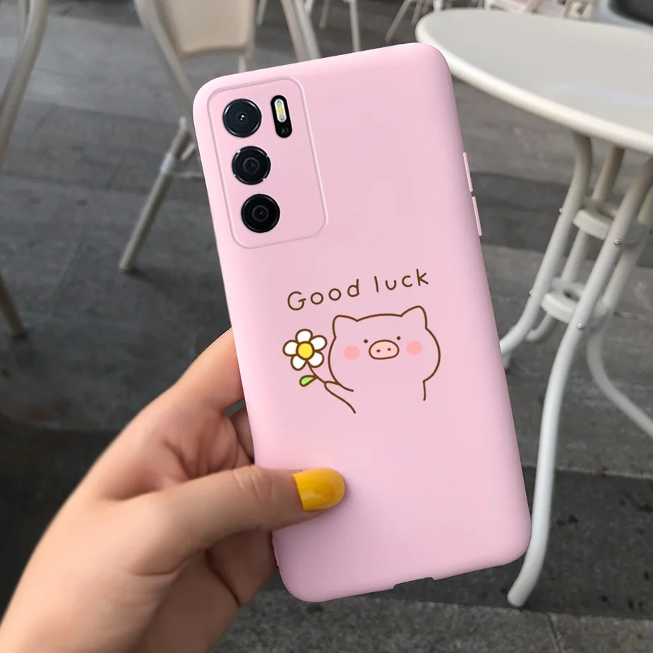 cases for oppo cases For Oppo A16 A16s Case CPH2269 Soft Silicone Stylish Candy Painted Cover For Oppo A16 OppoA16 S A54s Case Oppo A 16 s Coque Capa cases for oppo cases Cases For OPPO