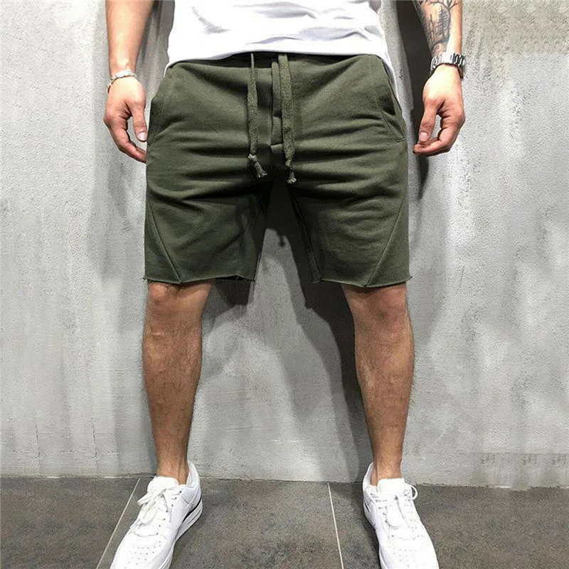Men GYM Fitness Shorts Running Sport Workout Shorts Casual Jogging Sweat Shorts Running Sport Bodybuilding Casual Jogging Pants